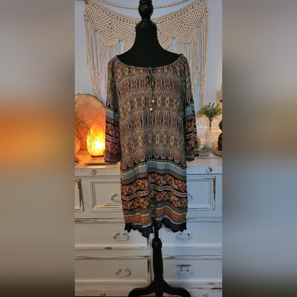 #022 Papillon Boho Dress